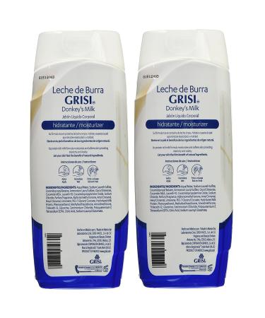 Grisi Donkey's Milk Shower Gel Hidratante 15.2fl Oz - Pack of 2 - Buy Online on GoSupps.com