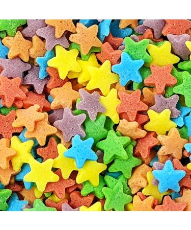 Rainbow Stars Bright Sprinkles - 25g of Mini Multi-Coloured Cake Sprinkles Sugar Stars Cupcake Toppers Decorations - Buy Online on GoSupps.com