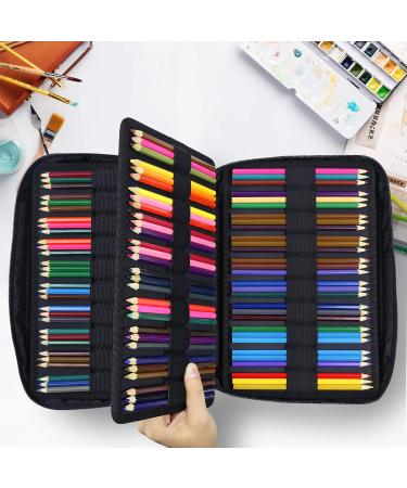 YOUSHARES Big Capacity Colored Pencil Case - 300 Slots large Pen Case Organizer with Multilayer Holder for Prismacolor Colored Pencils & Gel Pen (Grey) - Buy Online on GoSupps.com