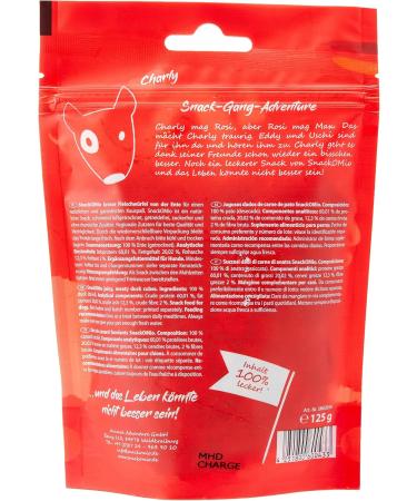 Snackomio Premium Duck Dog Snacks - Grain-Free Juicy Meat Cubes (125g) - International Shipping Available - Buy Online on GoSupps.com