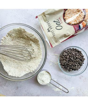 Just About Foods Oat Flour 2 lb - Vegan & Non-GMO - Buy Online on GoSupps.com