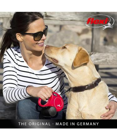 Buy Flexi New Classic L Belt 8m Red for Dogs Up to 50kg - Durable & Stylish Dog Leash - Buy Online on GoSupps.com
