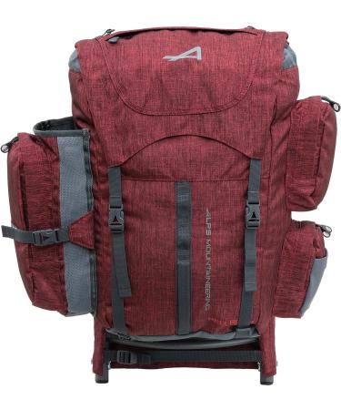 ALPS Mountaineering Rock 34L Backpack - Heather Red/Gray | 34 Liters - Buy Online on GoSupps.com