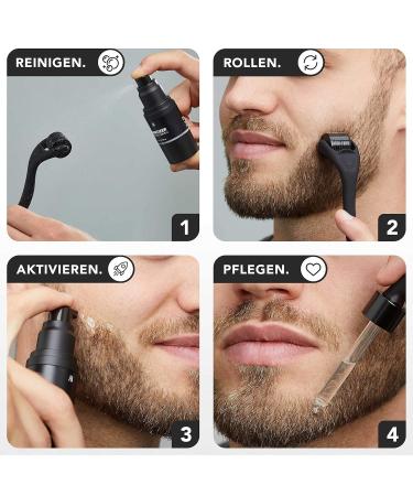 Anthony Brown Oil Beard Growth Kit | Money Back Guarantee | Tabed Effect for Enhanced Beard Growth | Bart Warser Men s Roller 0.5mm - Buy Online on GoSupps.com