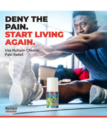 Nyloxin Roll-On Pain Relief Cream (2 oz) - Fast Relief for Arthritis, Neuropathy, Nerve, Knee, Foot, Muscle, Shoulder, and Joint Pain - Buy Online on GoSupps.com