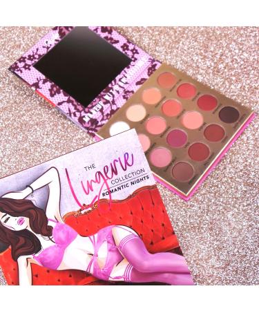 Rude Lingerie Collection 16 Matte Eyeshadow Palette - Romantic Nights | International Shipping Available - Buy Online on GoSupps.com
