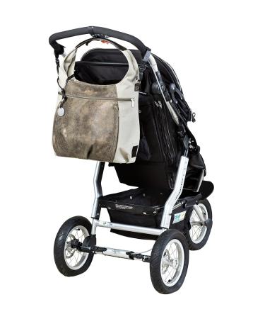 L SSIG Baby Diaper Bag - Stylish Olive Beige Hobo Bag with Changing Accessories | International Shipping Available - Buy Online on GoSupps.com