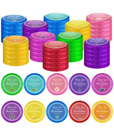 Loopeer 50 Pcs Thank You for Women Thank You for Being Awesome Gift Employee Appreciation Shower Steamers Aromatherapy Gifts Set Retirement Goodbye Farewell Gift for Coworker Friend (Plant)