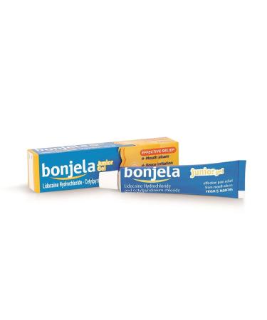 Bonjela Cool Mint Pain-Relief Gel for Adult Mouth Ulcer Treatment and Cold Sores 15 g