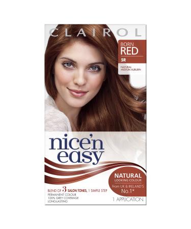 Clairol Nice'n Easy Permanent Hair Dye 111/5R Natural Medium Brown Auburn