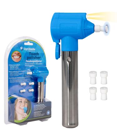 Optismile dental polisher |For white teeth |Removed discoloration plaque & tartar |Professional tooth cleaning |Dental elevator set for polishing after cleaning of the tooth |5 polishing run