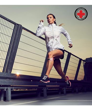 Doctor Developed Patella Tendon Strap for Knee Pain Relief - Pink (Single) - Buy Online on GoSupps.com