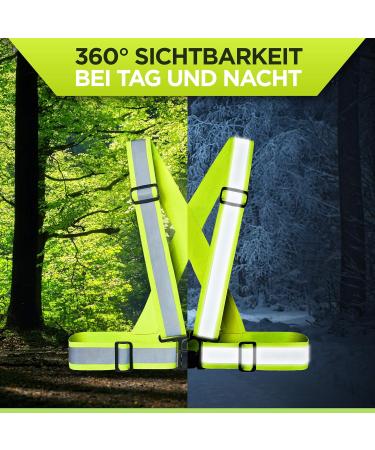 Xcel Rim Warning Vest - Maximum Reflectors for Safety | Reflective Vests for Children & Adults | Ideal for Running Biking & Outdoor Activities - Buy Online on GoSupps.com