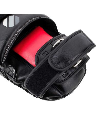 UFC Long Curved Focus Mitts - Black (1 Pair) | Premium Quality - Buy Online on GoSupps.com
