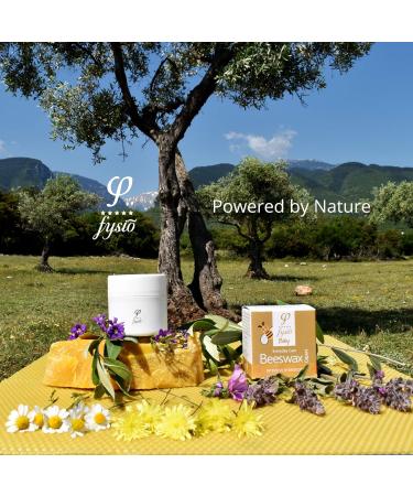 Changing Cream - Baby Moisturizing Cream - Organic Beeswax Cream - Extra Virgin Olive Oil & Essential Oils - by Fysio Natural Cosmetics - For Face and Body - 50ml - Protects and heals skin from diaper - Buy Online on GoSupps.com