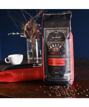 LIEBSTERN COFFEE Coffee beans 1kg SUPER CREMA Coffee with little extra acidity Best espresso coffee beans for fully automatic machines Roasted lots of aroma - Buy Online on GoSupps.com