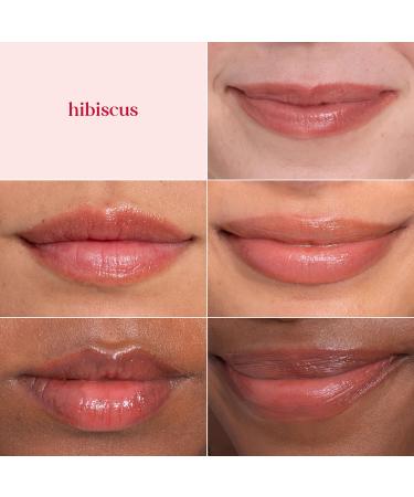 Burt's Bees Lip Tint Balm for Valentine's Day with Long Lasting 2 in 1 Duo Tinted Balm Formula Color Infused with Hydrating Shea Butter for a Natural Looking Buildable Finish Hibiscus (1-Pack) - Buy Online on GoSupps.com