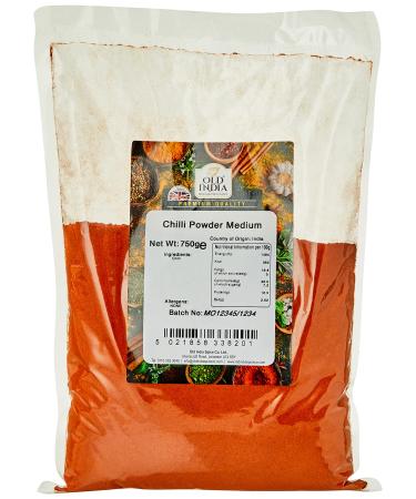 Old India Chilli Powder Medium 750 g - Buy Online on GoSupps.com