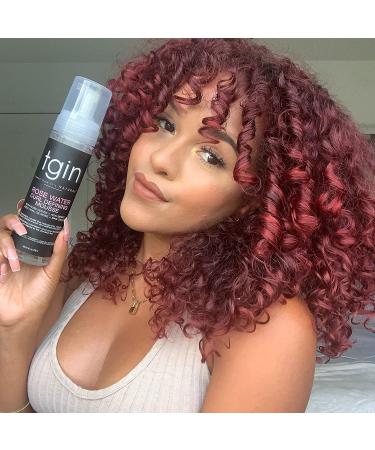tgin Rose Water Defining Mousse 8oz - Natural Hair Styling for Curls, Waves, Low Porosity & Fine Hair - Buy Online on GoSupps.com