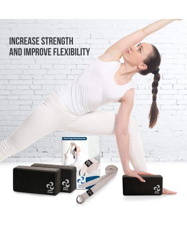 Pete's Choice 2-Pack or 5-Pack Adjustable Yoga Exercise Straps 8ft | Bonus eBook | D-Ring for Pilates & Gym | Improve Flexibility & Balance - Buy Online on GoSupps.com