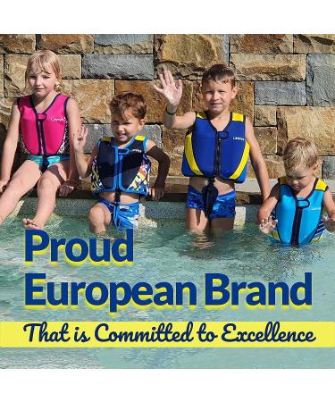 Limmys Premium Neoprene Swim Vest for Girls | Small Size with Drawstring Bag | Ideal Buoyancy Swimming Aid - Buy Online on GoSupps.com