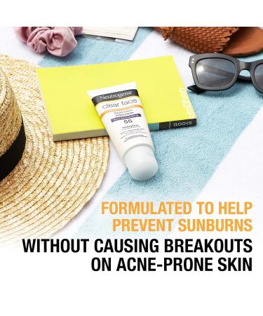Buy Neutrogena Clear Face Liquid Sunscreen SPF 30 - Acne-Prone Skin Oil-Free & Non-Comedogenic | International Shipping Available - Buy Online on GoSupps.com