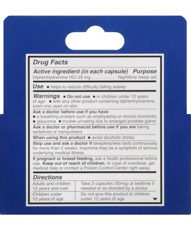 Dormin Nighttime Sleep Aid 72 Capsules 72 Count (Pack of 1) - Buy Online on GoSupps.com