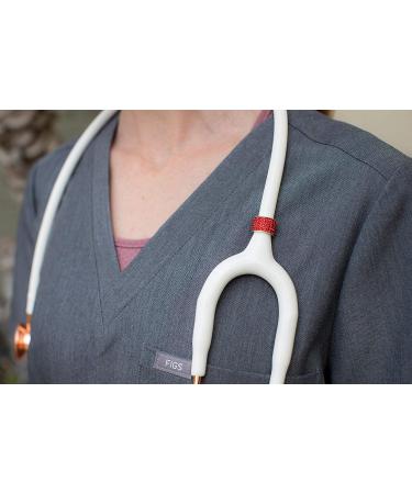 charMED Iridescent Stethoscope Charm - Perfect Gift for Healthcare Professionals - Easy to Clean Metal - 0.5 Ring - Buy Online on GoSupps.com