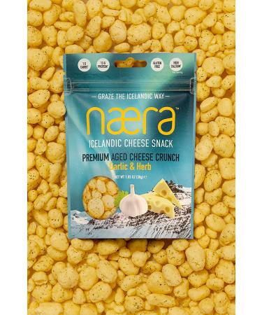 Naera Icelandic Cheese and Strawberry Skyr Crunch Snacks - 3 Flavor Variety Pack (3x 2.98 Oz) - Gluten Free Protein Snacks for Adults and Kids - Buy Online on GoSupps.com