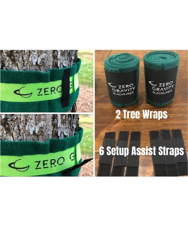 Zero Gravity Slacklines Slackline Kit with Upgraded Ratchet & Tree Protectors - Great Set for Kids | Industry-Leading Carry Bag & Smooth Operation - Buy Online on GoSupps.com