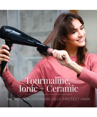 Remington D3190 Damage Protection Hair Dryer - Ceramic Ionic Tourmaline Technology - Black (3 Piece Set) - Buy Online on GoSupps.com