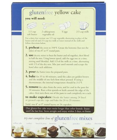 King Arthur Cake Mix Yellow - 22oz | Premium Quality Baking Mix - Buy Online on GoSupps.com