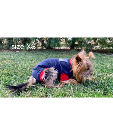 Dog Surgical Bodysuit - Wound Protection Suit for Dogs | Medical Recovery Shirt (S Blue) - Buy Online on GoSupps.com