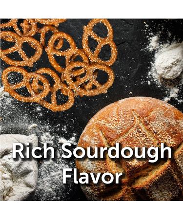 Utz Sourdough Specials Pretzels 63 oz Barrel - Classic Knot with Rich Sourdough Flavor | Resealable Container | Tasty Party Snack | Zero Cholesterol - 3.93 Pound - Buy Online on GoSupps.com