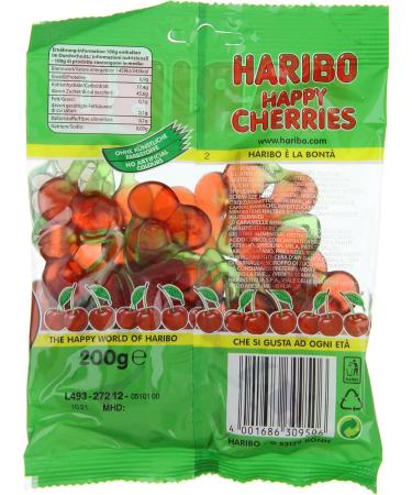  HARIBO Haribo Happy Cherries 200g Pack of 6 - Buy Online on GoSupps.com