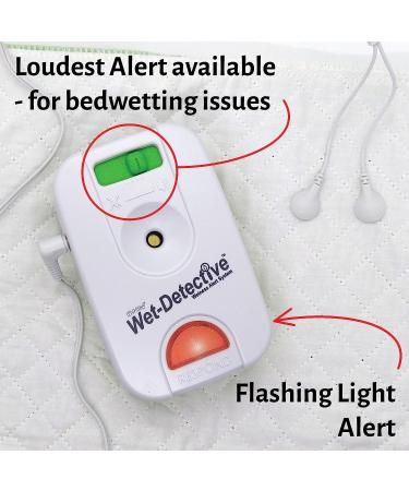 Wet Detective Bedwetting Kit - Incontinence Alarm System with 2 Sensor Pads - Buy Online on GoSupps.com