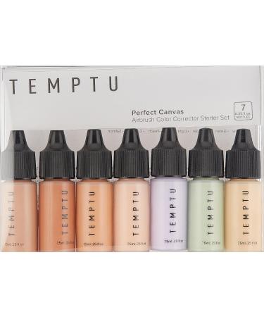 TEMPTU Perfect Canvas Color Correctors Starter Set | Long-Wear High-Performance Airbrush | Skin Discoloration Correction | 7 Shades - Buy Online on GoSupps.com