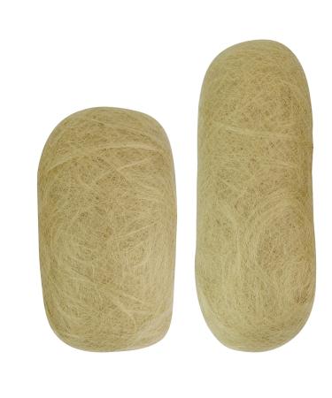 House of Luxx 2 x Volume Hair Pads Padding for Bun Styler Hair Style Updo Hair extensions (Blonde)