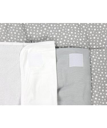 Tuptam Changing Pad with 2 Terry Covers - Model Mar02579 Constellation White/Gray 75x85 cm - Premium Baby Care Essentials - Buy Online on GoSupps.com