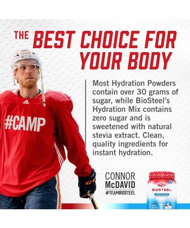 BioSteel Hydration Mix Great Tasting Hydration with No Artificial Flavours or Preservatives & Hydration Mix Great Tasting Hydration with Zero Sugar and No Artificial Flavours or Preservatives - Buy Online on GoSupps.com