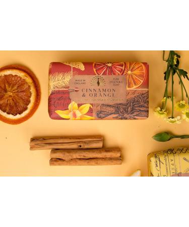English Soap Co. Cinnamon & Orange 200g Bar - Anniversary Collection - Buy Online on GoSupps.com