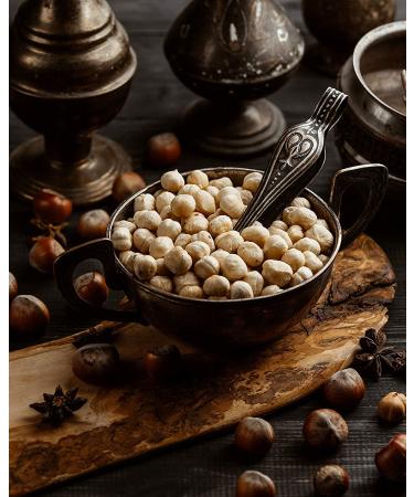 NUTILLIUS Premium Roasted Hazelnuts 1Lb Resealable Bag - Gluten Free, Vegan, GMO Free, Kosher Certified, Healthy Snack - 13-15mm Size - Buy Online on GoSupps.com