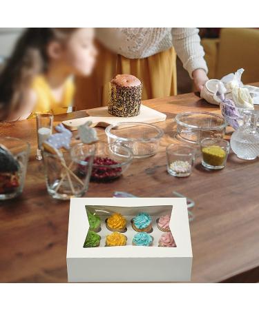 Window Bakery Cupcake Box 14x10x4 - Fits 12 Standard Cupcakes - 12 Sets - Buy Online on GoSupps.com