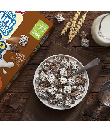 Kellogg's Chocolate Frosted Mini-Wheats Little Bites Cereal | Family Pack 15.9oz | 7 Vitamins & Minerals - Buy Online on GoSupps.com