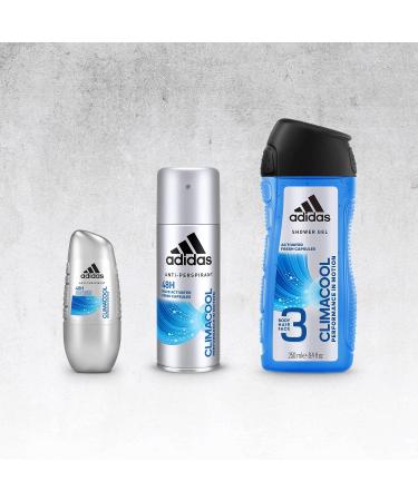 Adidas Sport Sensation Climacool 3in1 Body Hair and Face Shower Gel for Men 250ml - Buy Online on GoSupps.com