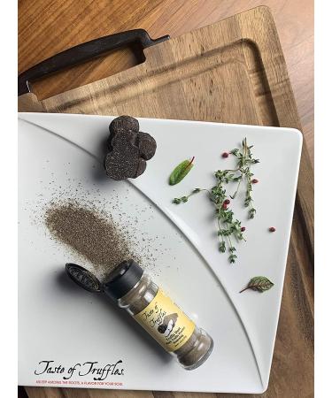 Black Truffle Dust Seasoning - Premium Black Truffle & Mushroom Powder - 2.47oz Gourmet Condiment - Buy Online on GoSupps.com