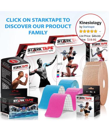 Premium Kinesiology Tape Bulk 2 in. - Enhance Performance, Relieve Pain, Reduce Inflammation - Long Lasting, Easy Application - Latex-Free, Waterproof - 97% Cotton / 3% Spandex - Beige - Buy Online on GoSupps.com