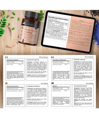 Bilberry Extract 10,000mg x 360 Tablets (2 Bottles) - High Anthocyanidin Content with Black Pepper Extract for Enhanced Absorption - Buy Online on GoSupps.com