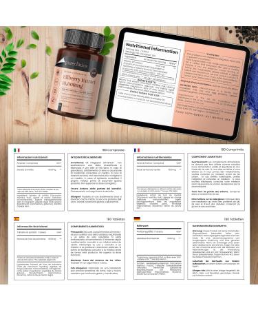 pureclinica Bilberry Extract 10 000mg x 720 Tablets (4 Bottles) - 10 X More Anthocyanidins per Tablet Than Most Others - and 5mg Black Pepper Extract for 300% Increased Absorption - Buy Online on GoSupps.com