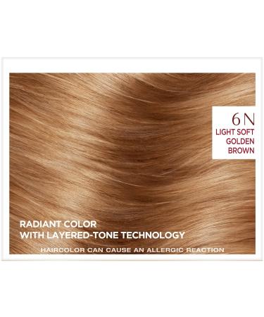 L'Oreal Paris Excellence Age Perfect 6N Light Soft Golden Brown - Layered Tone Color - Buy Online on GoSupps.com